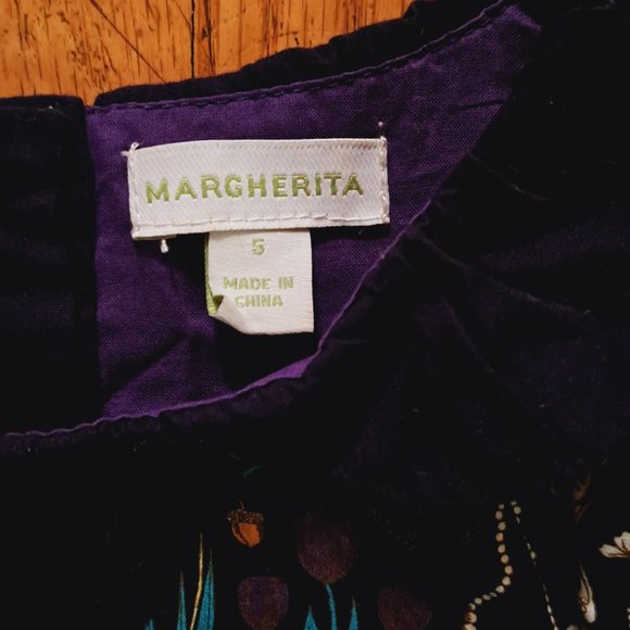 Adorable Floral Cotton Dress Sz 5 - Picture 3 of 5